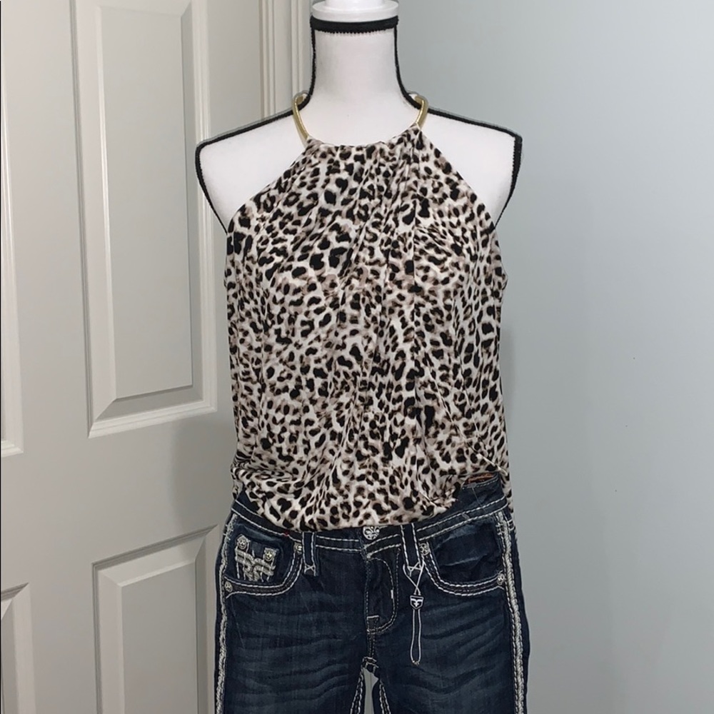 Amazing Calvin Klein Leopard print top